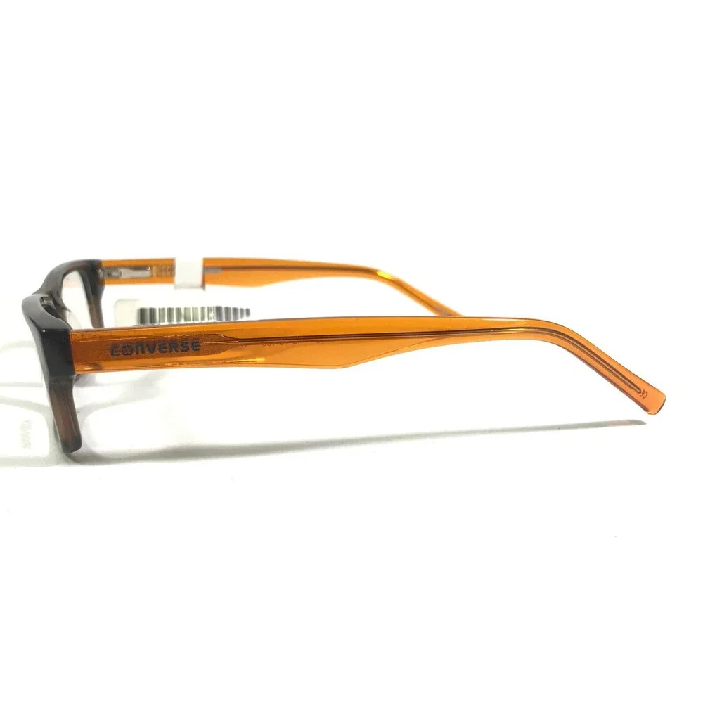 Converse Kids Eyeglasses Frames K003 BROWN Orange Rectangular Full Rim 45-16-130